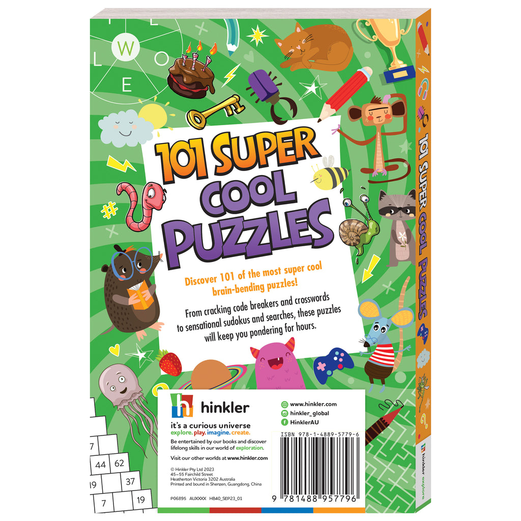 101 Cool Super Puzzles - Brain Spice