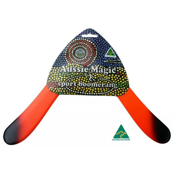 Aussie Magic Sport Boomerang - Red - Brain Spice