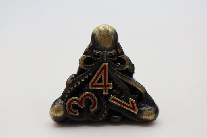 Bronze Mind Eater 7-Dice Set - Brain Spice