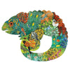 Chameleon Shaped Art Puzzle - 150 Pieces - Brain Spice