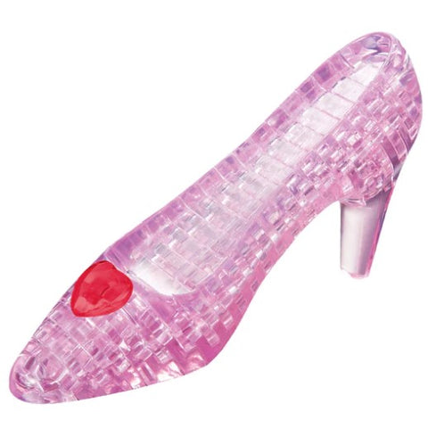 Crystal Pink Shoe - 3D Puzzle - Brain Spice