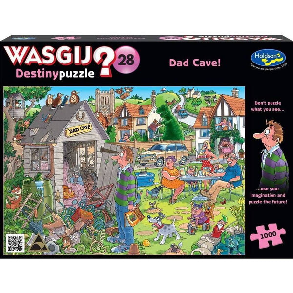 Destiny 28 - Dads Cave - Wasgij 1000pc Jigsaw - Brain Spice