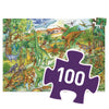 Dinosaurs Observation Puzzle and Booklet - 100 Pieces - Brain Spice