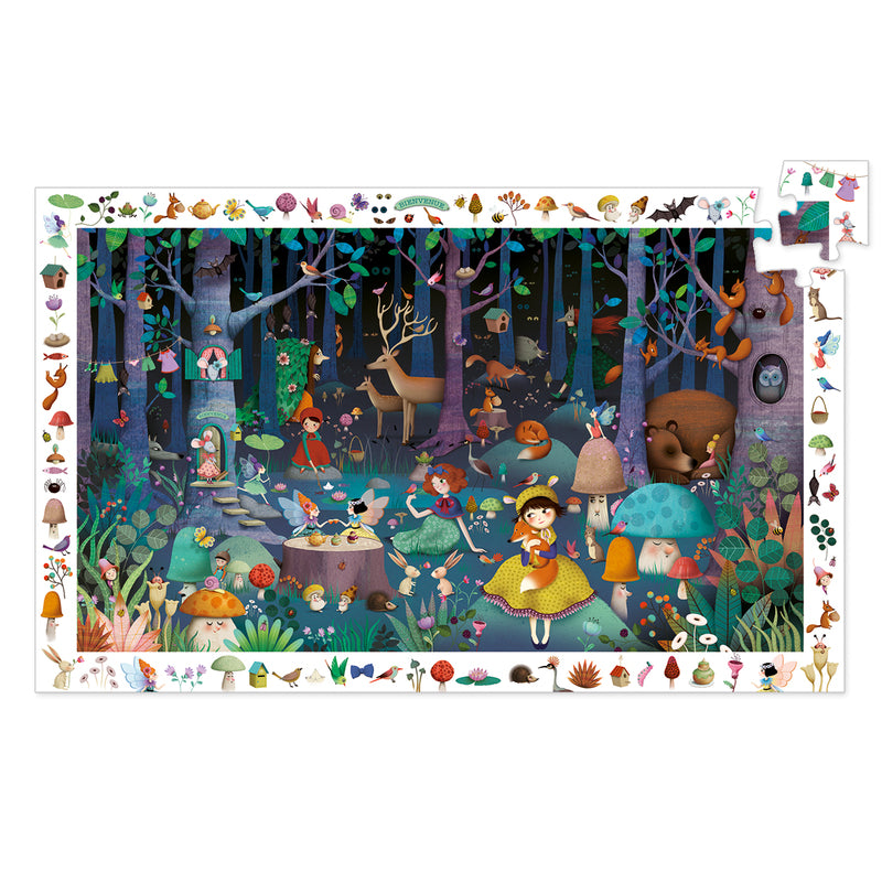 Enchanted Forest Observation Puzzle - 100 Pieces - Brain Spice