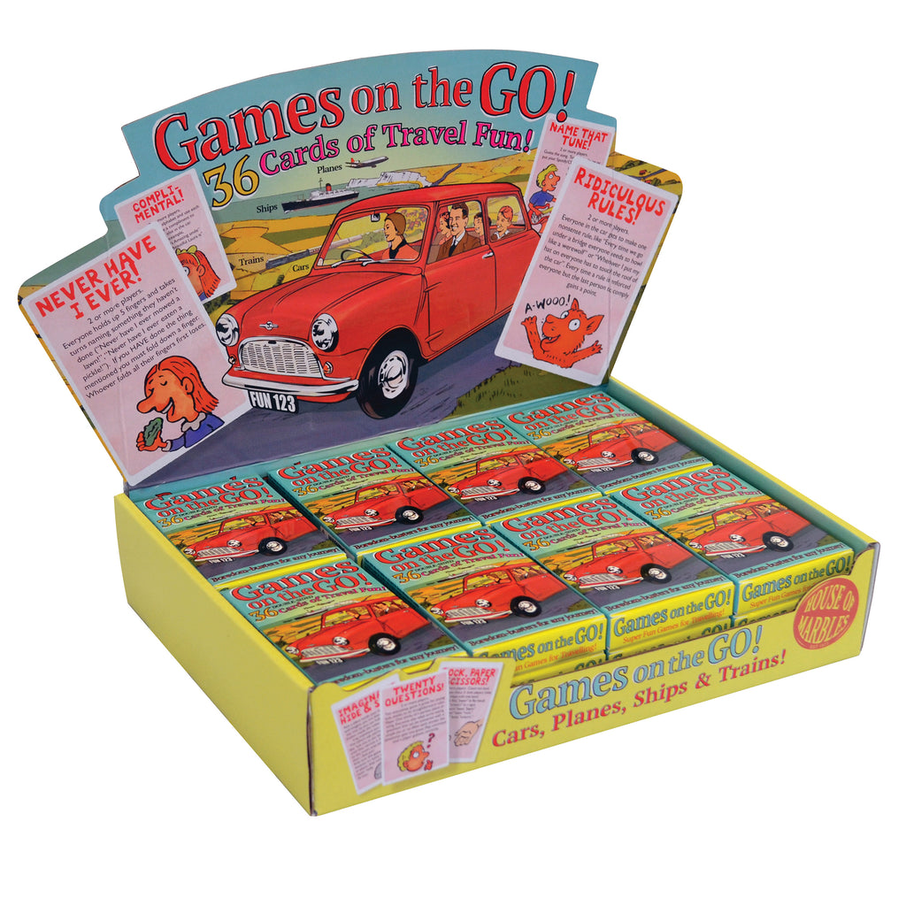 Games On The Go Travel Cards - Brain Spice