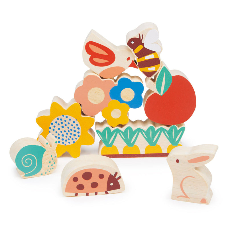 Garden - Happy Stacking Set & Bag - Brain Spice