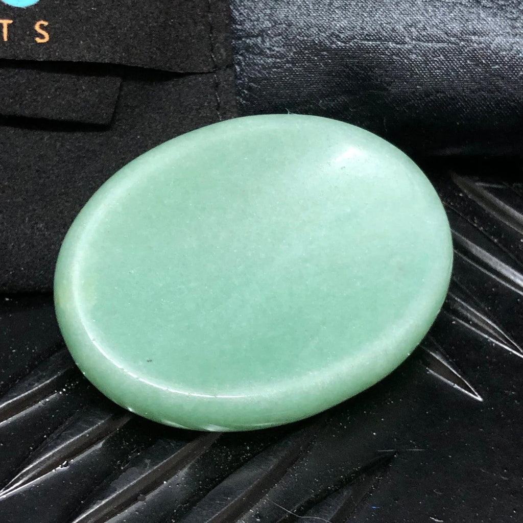 Green Aventurine Rubbing Stone - Brain Spice