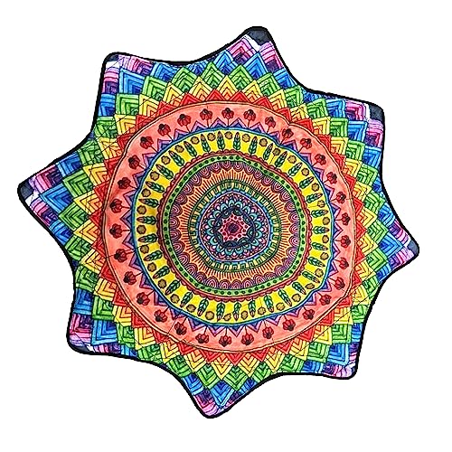 Harvest Mandala Mini Cloth Flow Star - Brain Spice