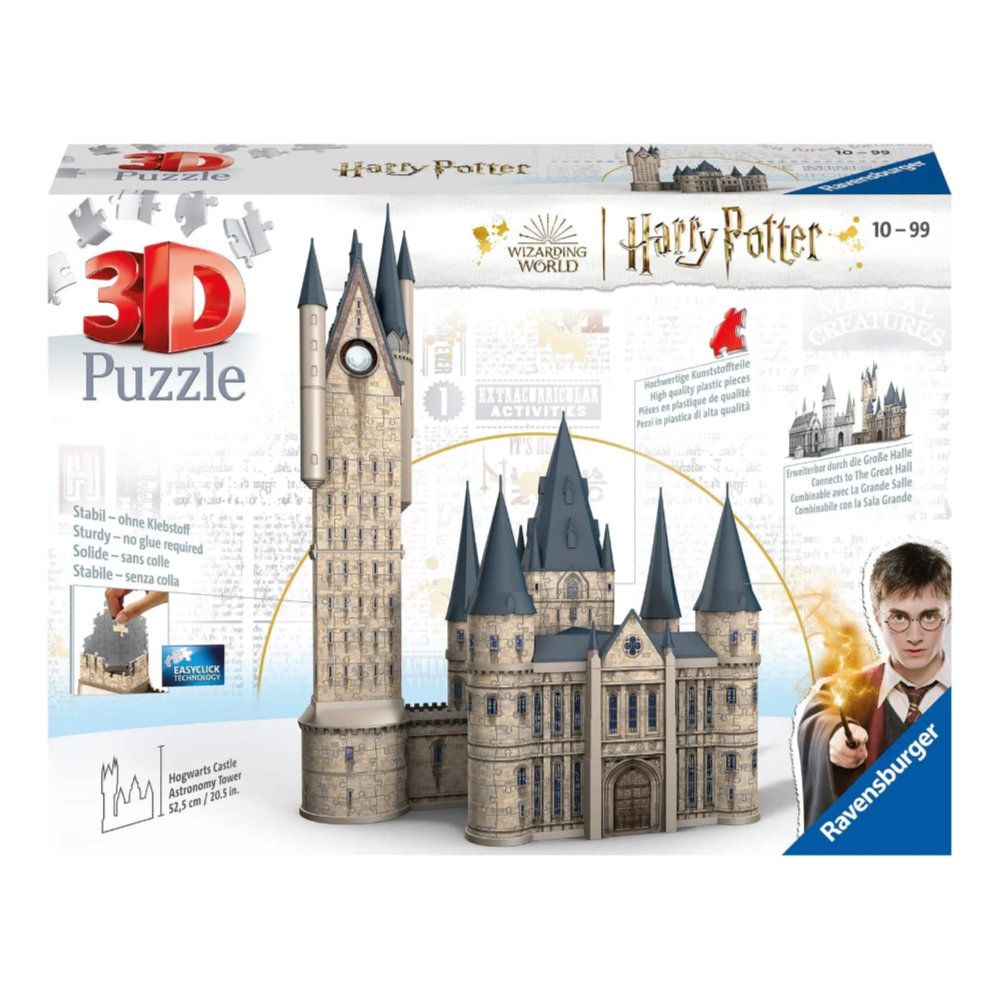 Hogwarts Castle Astronomy Tower - 3D Jigsaw - 540pc - Brain Spice