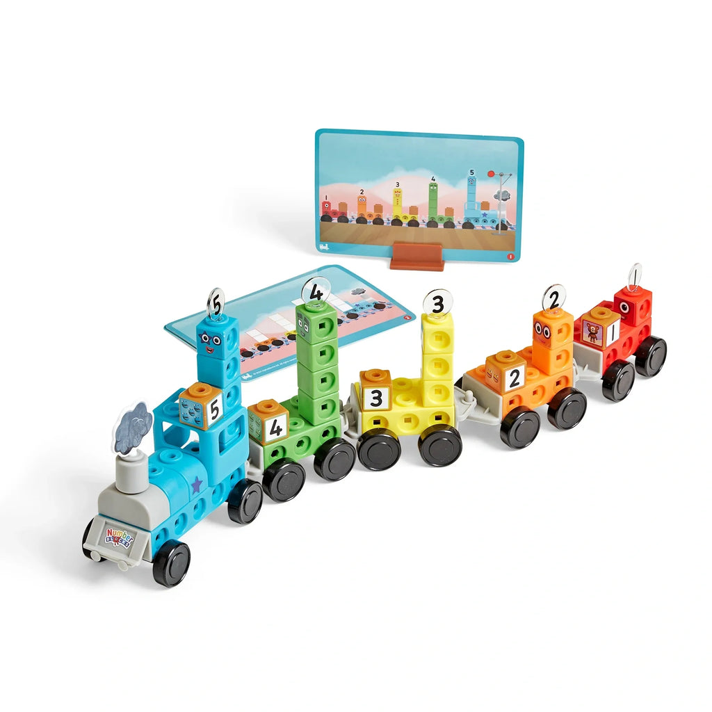 NumberBlocks Express Train Activity Set - Mathlink Cubes - Brain Spice