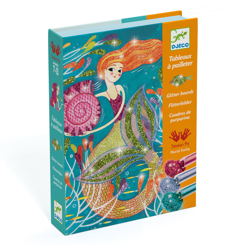 Mermaids Glitter Boards - Brain Spice