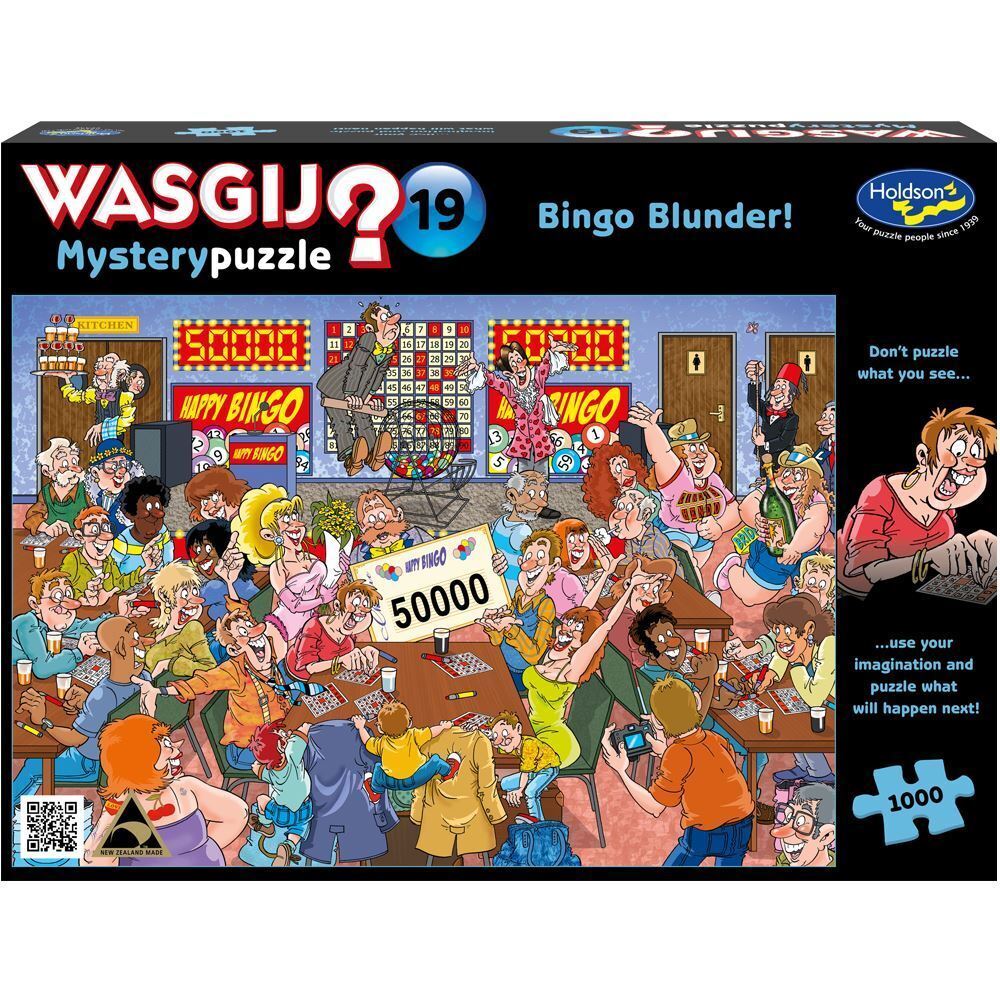 Mystery 19 Bingo Blunder - Wasgij - 1000pc - Brain Spice