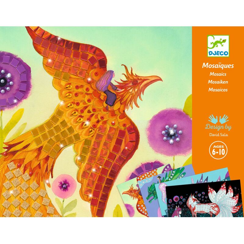 Mythical Creatures Collage Mosaic Set - Brain Spice