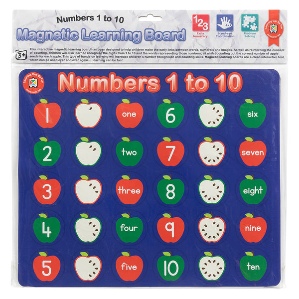 Numbers Magnetic Learning Board - Brain Spice