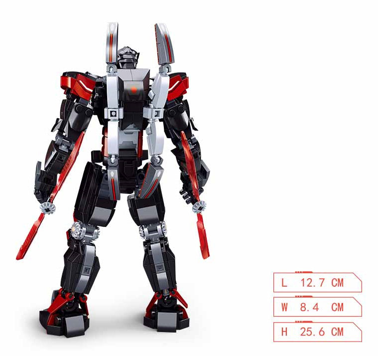 PR Mecha - Double Swords - Model Bricks 585pcs - Brain Spice