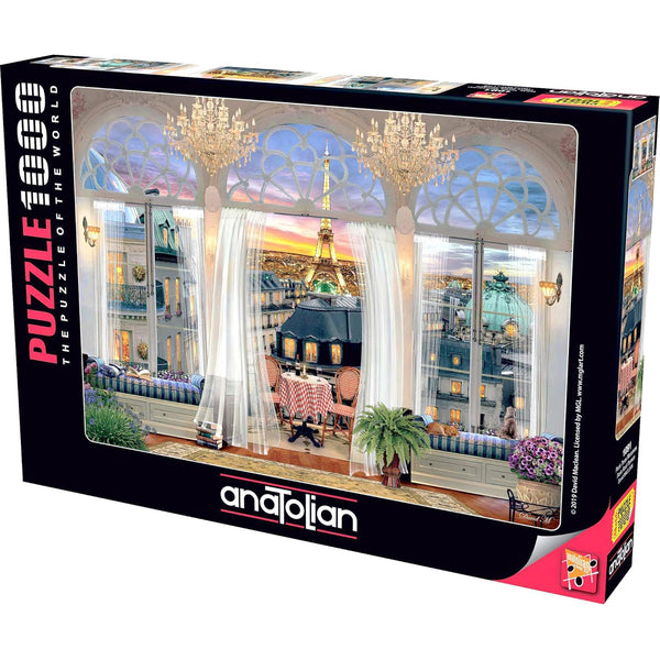 Paris Roof Terrace - Jigsaw 1000pc - Brain Spice