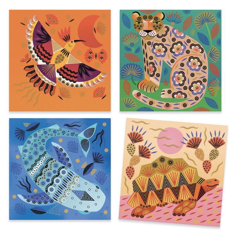 Patterns and Animals Clears Stamp Set - Brain Spice