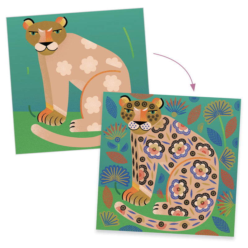 Patterns and Animals Clears Stamp Set - Brain Spice