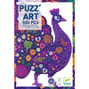 Peacock Shaped Art Puzzle - 500 Pieces - Brain Spice