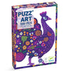 Peacock Shaped Art Puzzle - 500 Pieces - Brain Spice