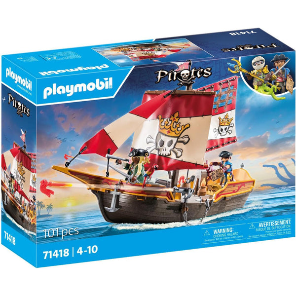 Playmobil Pirate Ship - Brain Spice