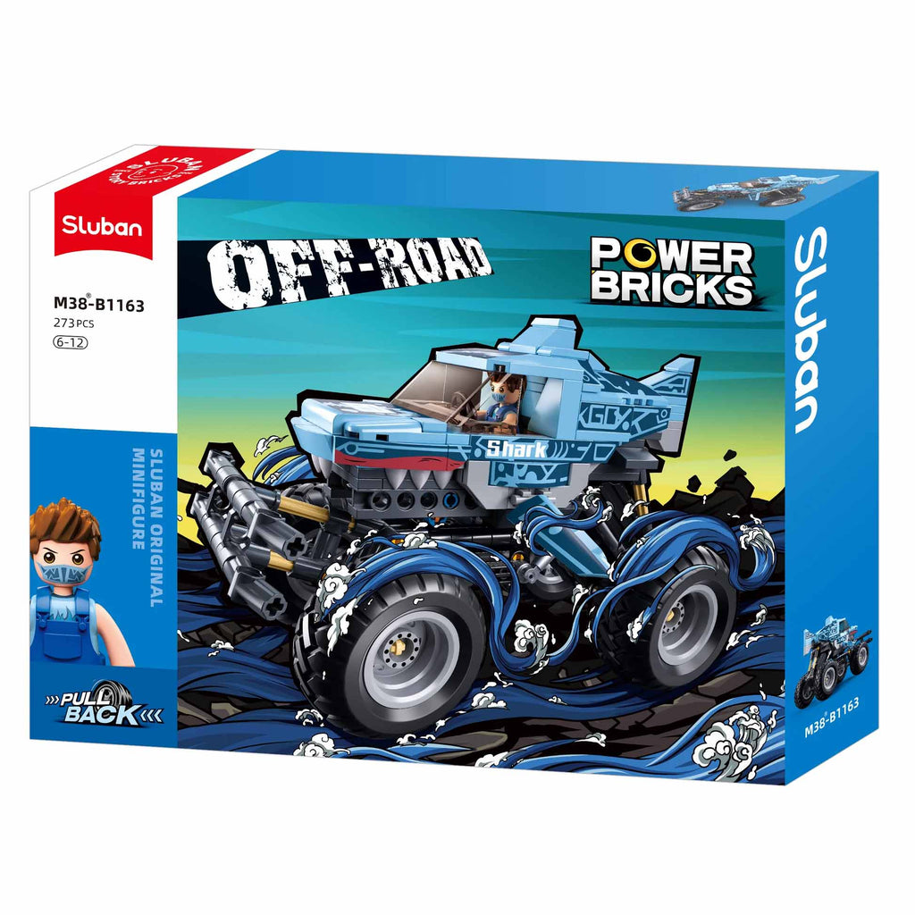 Power Bricks Off-Road Vehicle - Model Bricks 273pcs - Brain Spice