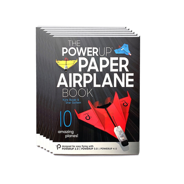PowerUp Paper Airplane Book - Brain Spice