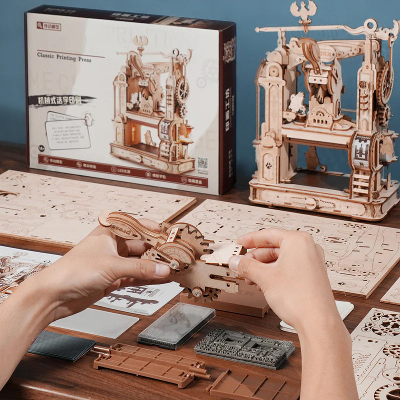 Printing Press - Mechanical Models - Brain Spice