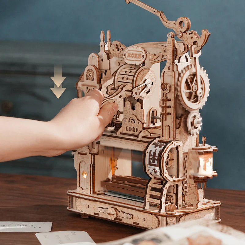 Printing Press - Mechanical Models - Brain Spice