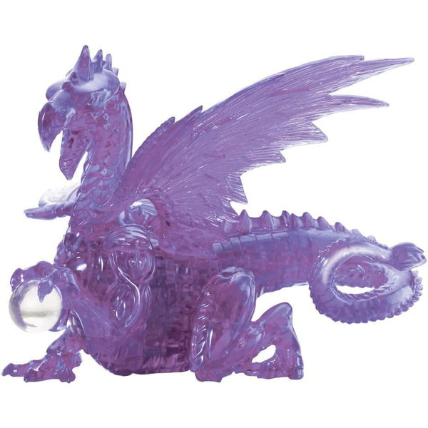 Purple Dragon - Deluxe Crystal Puzzle - 3D Jigsaw - Brain Spice