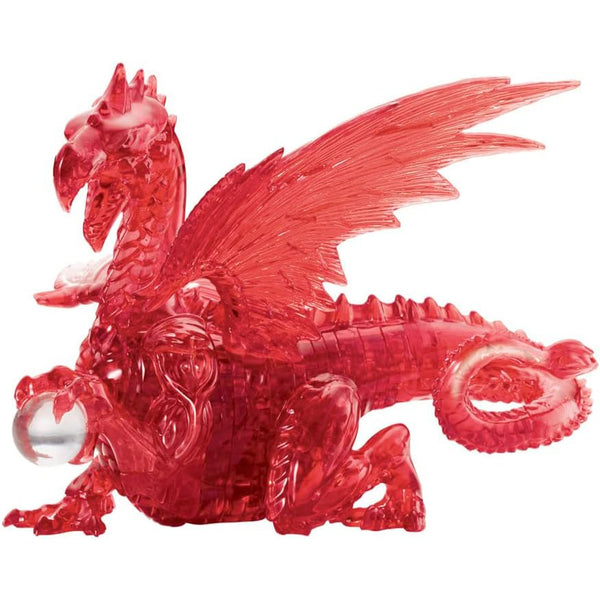 Red Dragon - Deluxe Crystal Puzzle - 3D Jigsaw - Brain Spice