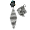 Rhomboid Chain Maille Keyring - Hand Crafted - Brain Spice