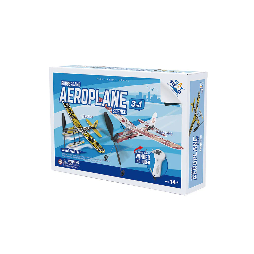 Rubber Band Airplane Science 3-in-1 Set - Brain Spice