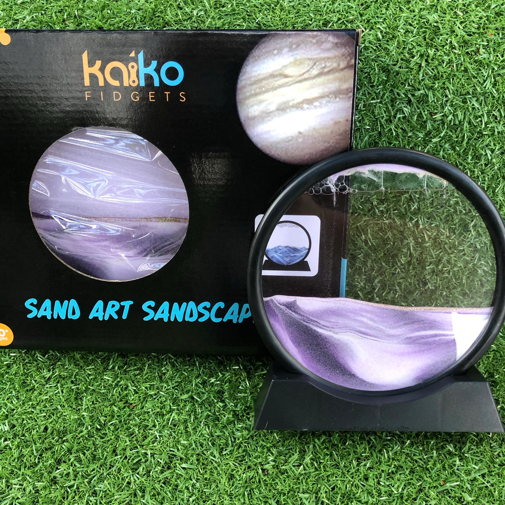 Sand Art - 17.5cm - Purple - Brain Spice