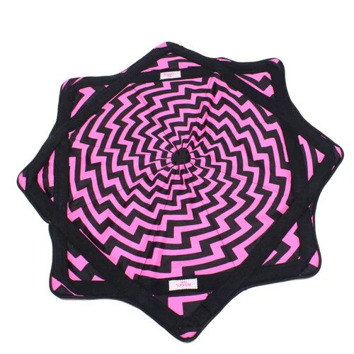 Shocking Pink Mini Cloth Flow Star - Brain Spice