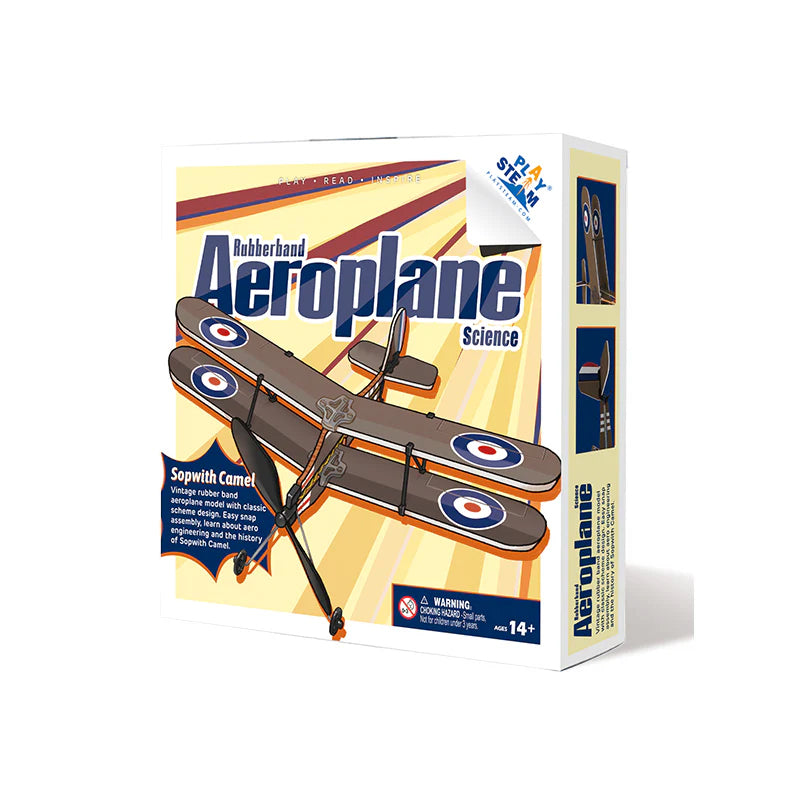 Sopwith Camel - Rubber Band Airplane Science - Brain Spice