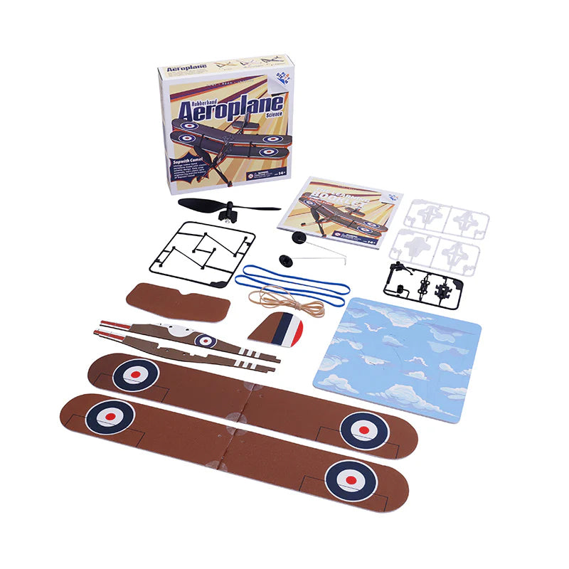 Sopwith Camel - Rubber Band Airplane Science - Brain Spice