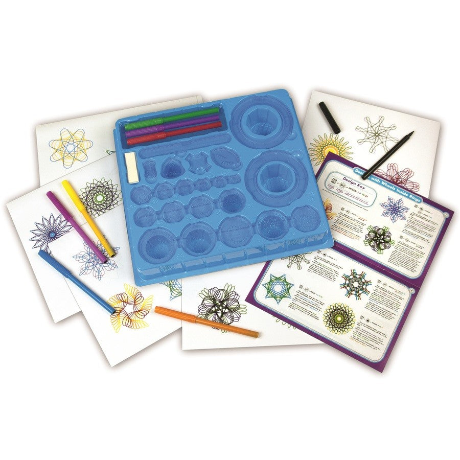 Spirograph Kit with Markers - Brain Spice