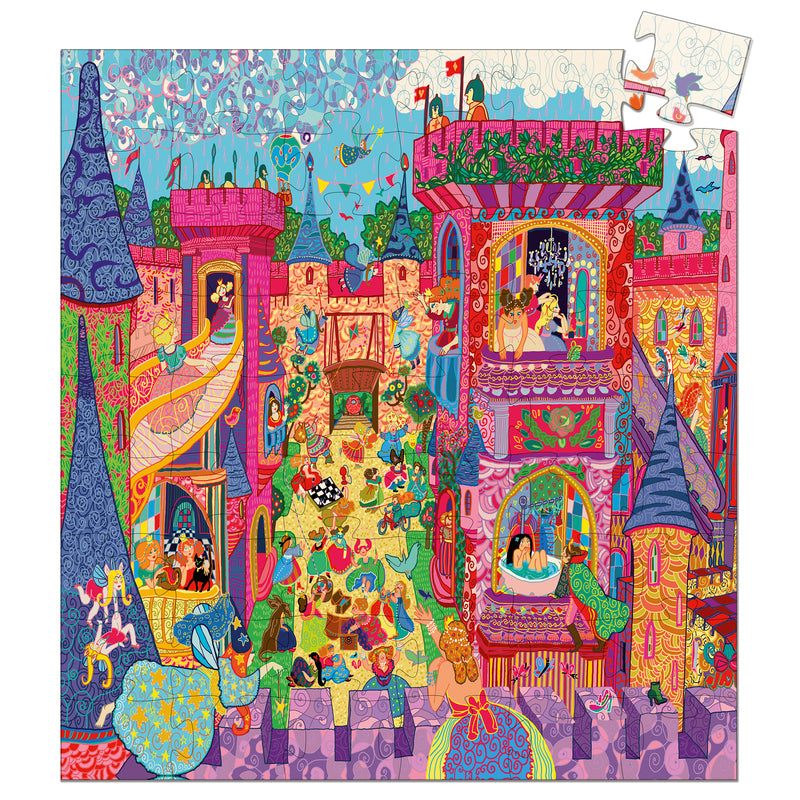 The Fairy Castle Silhouette Puzzle - 54 Pieces - Brain Spice