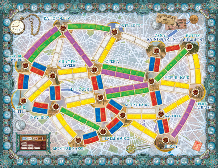 Ticket to Ride - Paris - Brain Spice