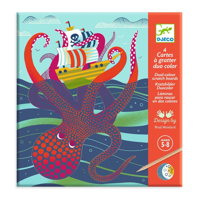 Topsy-Turvy Scratch Cards - Brain Spice