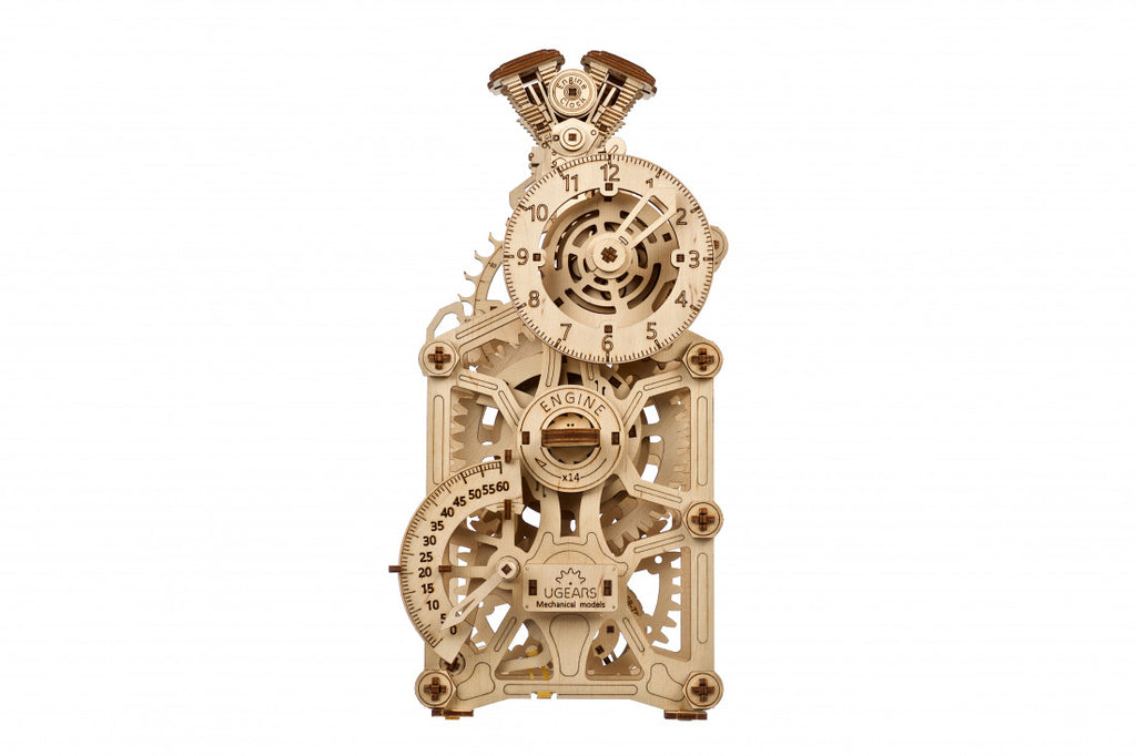 Ugears Engine Clock - uGears - Brain Spice