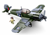 WW2 Spitfire Fighter Plane - Model Bricks 290pcs - Brain Spice