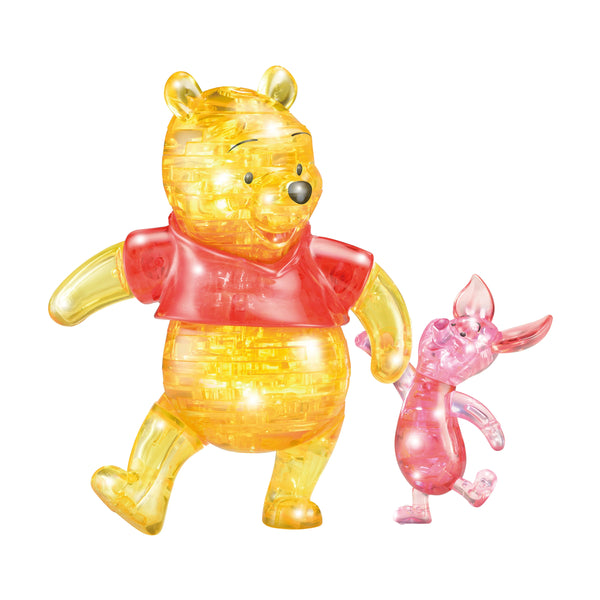 Winnie the Pooh and Piglet - Crystal Puzzle - 3D Jigsaw - Brain Spice