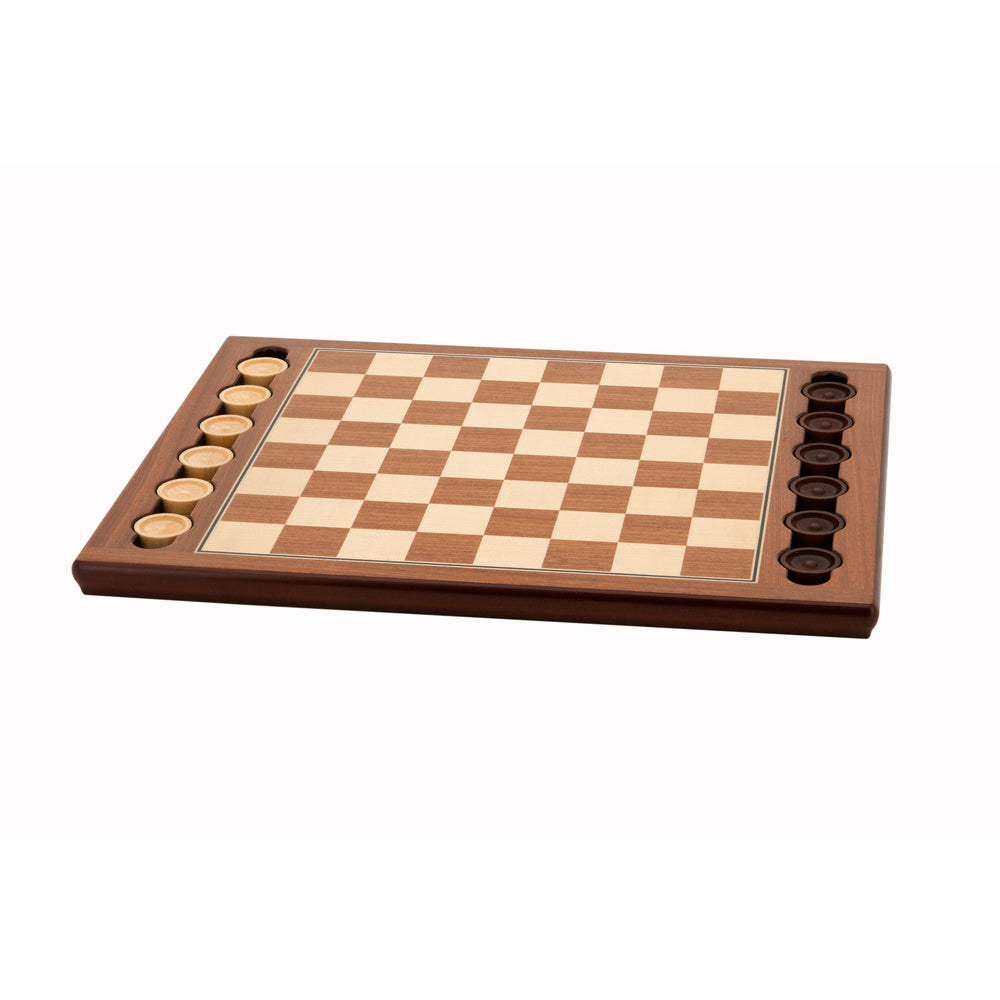 Wooden Checkers Set - Brain Spice