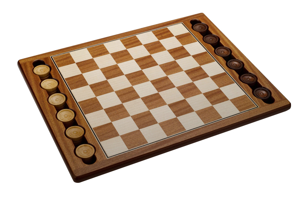 Wooden Checkers Set - Brain Spice