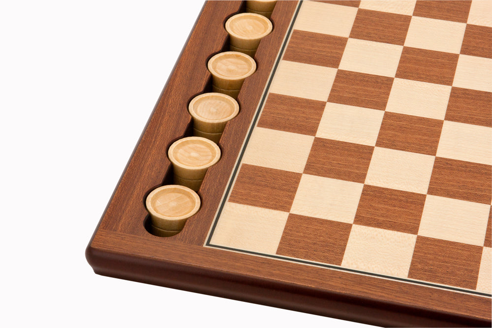 Wooden Checkers Set - Brain Spice