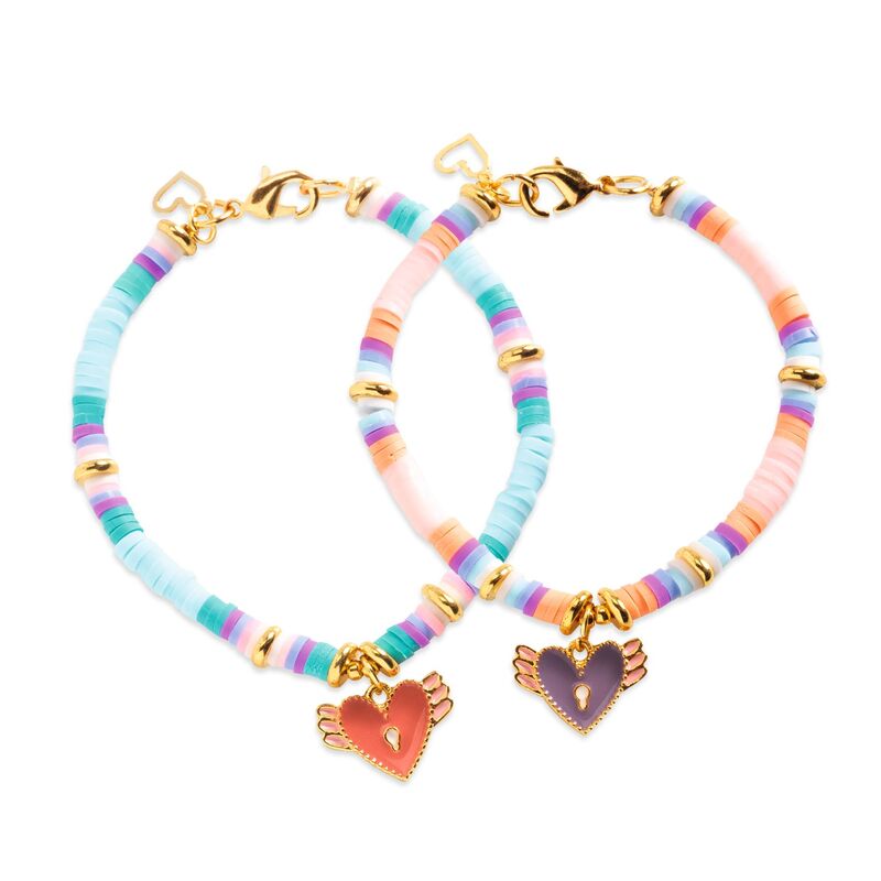 You & Me Bead Set - Heishi Hearts - Brain Spice