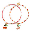 You & Me Bead Set - Tila and Cherries - Brain Spice