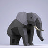 Papercraft world, origami models, 3D paper art, Brain Spice, elephants